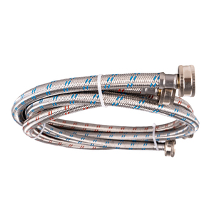 <span class=keywords><strong>Tuyau</strong></span> flexible en acier inoxydable tressé pour machine à glaçons, ligne d'alimentation en eau haute pression pour réfrigérateurs et machines à glaçons - Product Image 2