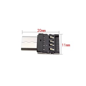 OTG Micro USB Typ C Stecker-Adapter auf USB-Buchse Datenanschluss-Konverter für Android-Telefon, Maus, Flash-Laufwerk, Tastatur - Product Image 6