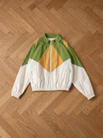 Veste coupe-vent vintage pour homme OEM, col montant, ourlet élastique, veste d'extérieur légère personnalisée