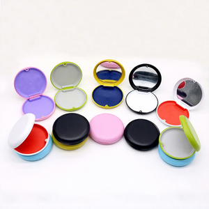 Estuche Portátil para Dentaduras Postizas, Caja de Almacenamiento para Retenedores de Ortodoncia, Soporte Redondo de Plástico para Alineadores Dentales, Logotipo Personalizado - Product Image 5