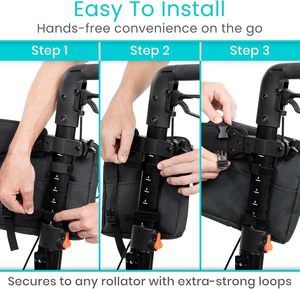 Rollator Travel <b>Bag</b> Waterproof Wheelchair <b>Bag</b> for <b>Folding</b> Walker and Wheelchair Transport Chair Walker <b>Bag</b> - Product Image 5