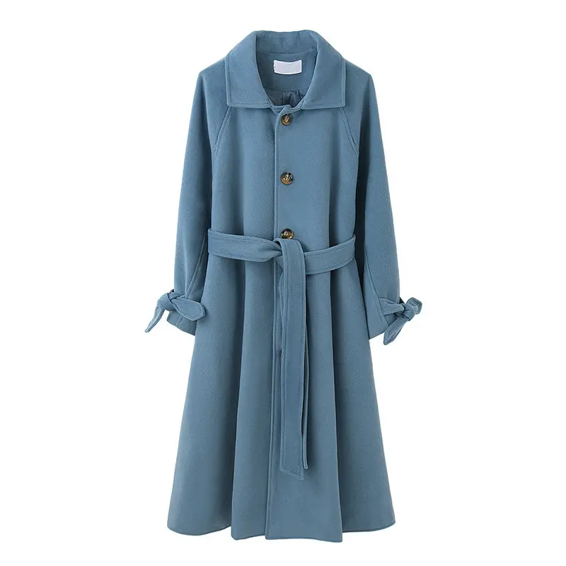 Высококачественный блейзер для женщин, длинное пальто в Корейском стиле, пальто для онлайн-покупок, шерстяные зимние пальто для женщин