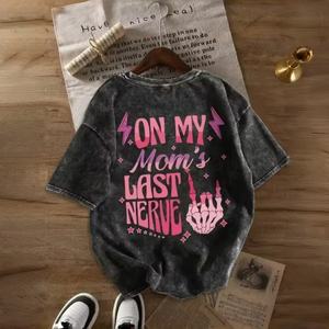 Distressed t <b>Shirt</b> Clothing Manufacturer Acid Wash Boxy Fit Classic Fit Washed Custom logo Graphic Acid Wash T-<b>shirts</b> for Men - Product Image 5