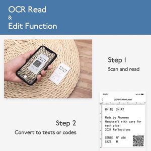Phomemo M110 xách tay trực tiếp máy in nhiệt 203dpi tính năng không dây iOS & Android kết nối USB & nhãn giá cho mã <span class=keywords><strong>QR</strong></span>! - Product Image 5