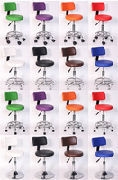 Chaise de laboratoire LD550-2 à prix réduit, chaise de bureau médical, tabouret dentaire, tabouret de laboratoire réglable en hauteur en PU