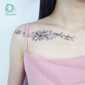 42 tatuajes temporales diferentes para mujeres <span class=keywords><strong>mujer</strong></span> Sexy <span class=keywords><strong>muslo</strong></span> pecho hombro estómago flor grande enorme falso cadera pierna tatuaje pegatina - Product Image 5