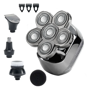 Adjustable Speed <b>Razor</b> 6D <b>Head</b> Waterproof Rechargeable Electric Shaver 5 in 1 Kit Replacement <b>Heads</b> for Men - Product Image 1