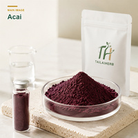 Poudre d'açaï lyophilisée de qualité supérieure pour formules cosmétiques et compléments alimentaires, açaï brut en vrac