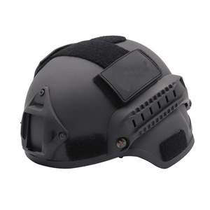 Casque tactique SF16 704, prix d'usine, en plastique noir, accessoire de protection durable - Product Image 1