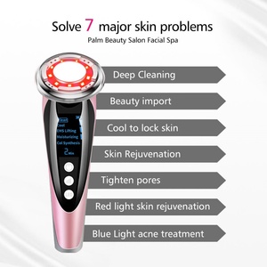 Masajeador Facial Multifuncional con Vibración para Rejuvenecimiento de la Piel, Cuidado Facial con Frío y Calor, Equipo de Masaje Facial - Product Image 4