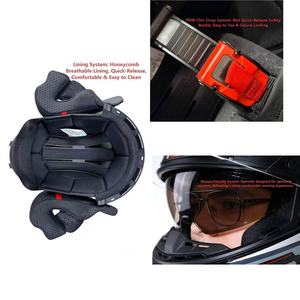 <span class=keywords><strong>Casque</strong></span> de <span class=keywords><strong>moto</strong></span> intégral best-seller en Amérique, ABS haute résistance, visière PC anti-rayures, homologué DOT, équipement de protection - Product Image 6