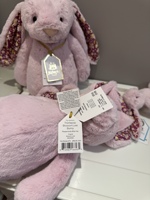 Jellycat Shanghai Édition Limitée Bashful Bunny Plum Lilac 31cm Peluche Douce Porte-clés Poupée Oreilles et Pieds Floraux Cadeau Filles Vente en Gros
