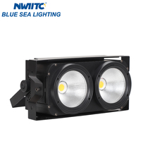 Kombinierbare Superhelle 200W COB LED Blinder LED-Publikumsbeleuchtung mit Aluminium für Warmweiß 2 Augen Bühnen-Bar Nachtclub DJ