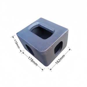 Đúc thép container góc phụ kiện nâng góc nhà tiền chế góc khối góc Irons vận chuyển Nâng Container - Product Image 2