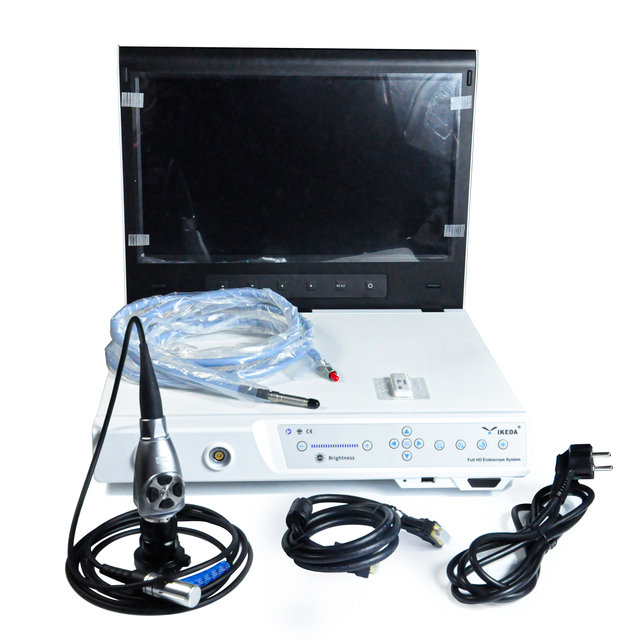 IKEDA YKD-9101 Portable Medical Endoscope HD Camera 19inch LED Cold Light Source Electricity Nasal/Laparoscopic Equipment