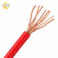 Kabel Tembaga Berinsulasi SR-PVC Kelas Proyek 22AWG 300V 80C UL758 IP65 untuk Pengkabelan Panel Kontrol Industri & Bangunan