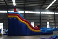 Toboggans aquatiques gonflables pour enfants et adultes, parc aquatique extérieur personnalisé, osmanthus doré