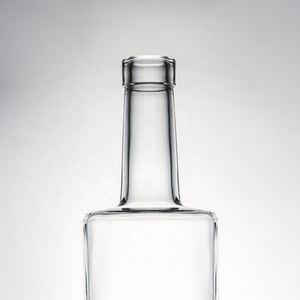 Botella de Cristal de Alta Calidad para Licor, Tequila o <span class=keywords><strong>Ron</strong></span>, Forma Redonda, 750 ml - Product Image 5