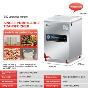 Machine de mise sous vide industrielle/ménagère entièrement automatique pour aliments, viande, fruits et légumes - Product Image 6