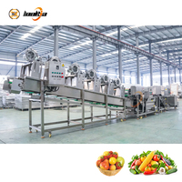 Industriële uienwasser, prei-reinigingsmachine, kiwi-reinigingsmachine, reinigingslijn voor vers fruit en groenten