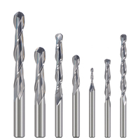 HOZLY Fresa de doble filo esférica para madera, herramienta de grabado en espiral, herramientas para router CNC, carburo OEM ODM