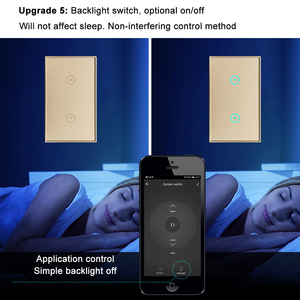 Tuya nhà thông minh 24VDC 0-10V duy nhất theo dõi Rèm chuyển đổi Wifi app điều khiển từ xa thông minh tường chuyển đổi Android hoạt động Made nhựa - Product Image 4