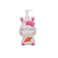 PET forme spéciale bébé en plastique dessin animé mignon lotion cosmétique gel douche désinfectant pour les mains shampoing fille lapin presse bouteille