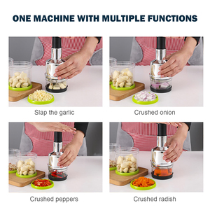 Manual Hand Press Garlic Onion Chopper Vegetable Food Cutter Processor Dicer - Product Image 4