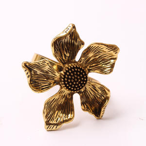 Hochzeit Geschirr Dekoration Gold Pflaume Servietten ringe - Product Image 5