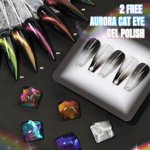 Esmalte de <span class=keywords><strong>Uñas</strong></span> <span class=keywords><strong>en</strong></span> Gel Aurora Cat Eye 2-Free, 13 Colores, Gel Magnético Arcoíris, Gel UV para Uso <span class=keywords><strong>en</strong></span> Salón, Crea Tu Propia Manicura Cósmica - Product Image 5