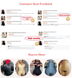 <span class=keywords><strong>Lipo</strong></span> Faja Pierna Larga Para Mujer Post Operatorio Etapa 2 Con Cremallera Entrepierna Fajas Levanta Gluteos Calzon Fajas Colombianas - Product Image 4