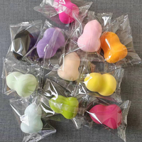 Lot d'éponges de maquillage en forme d'œuf, douces, pour poudre, utilisation humide et sèche