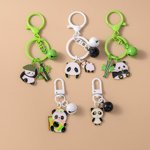 Accessori per coppie e migliori amici, piccoli regali per uomini e donne, graziosi portachiavi in stile cinese con motivi nazionali. - Product Image 2