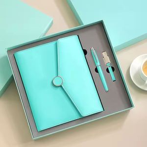 2026 Gift Items Promotional Item Notepad Office Business <b>Notebook</b> With Powerbank USB and Pen Corporate Gift <b>Set</b> 3 in 1 - Product Image 1