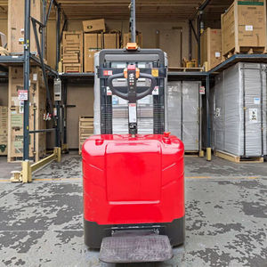 Camionetas de descarga de autocarga portátiles de 2 toneladas, apilador eléctrico semi/completo de 1T 1,5 T, elevador de carretilla elevadora multifuncional ajustable - Product Image 4