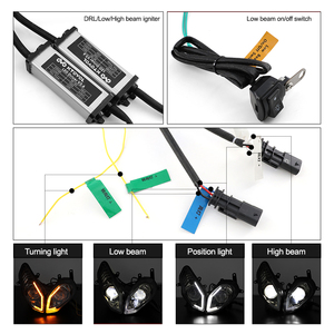 Luz LED para Motocicleta B-<span class=keywords><strong>M</strong></span>-W <span class=keywords><strong>S1000RR</strong></span> 2015-2018, 88W, 12V, Homologación E-mark, Faro Delantero LED Completo - Product Image 3