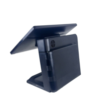Sistema POS Rich Ports Todo en Uno con Pantalla Táctil, Caja Registradora con Windows, Diseño sin Ventilador para Restaurante, Cafetería, Tienda Minorista