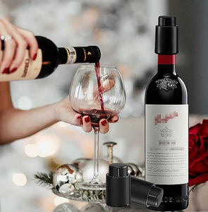 Accessoires pour le vin : <span class=keywords><strong>Bouchon</strong></span> <span class=keywords><strong>de</strong></span> bouteille <span class=keywords><strong>de</strong></span> vin sous vide durable avec échelle <span class=keywords><strong>de</strong></span> temps, réutilisable pour la conservation du vin - Product Image 3