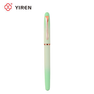 YIREN Gradient Couleur Caoutchouc Cotaing Métal Stylo Plume Superbe pour les Jeunes Confortable Grip Logo Personnalisé - Product Image 2