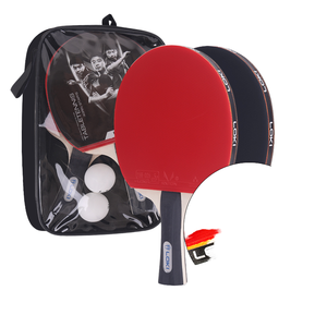 Professioneller Loki K-X1 Tischtennisschläger mit beidseitigem Noppen-Innen-Gummi, 7-Schicht-Pappelholzboden, 200g, 252x148mm - Product Image 1