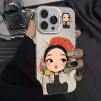 Coques de Téléphone Portable de Luxe Antichoc pour Femme et Fille, Compatibles avec iPhone 17 Air, 16, 15 Plus, Pro Max, 14, 13, 12, 11, X – Housse de Protection Arrière Anti-chute