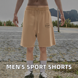 Pantalones Cortos de Baloncesto Retro para Hombre de Alta Calidad, Estilo Hip Hop Deportivo, Bordados, 100% Algodón, Malla Transpirable, Bolsillos con Cordón - Product Image 2