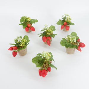 Decorativo <span class=keywords><strong>de</strong></span> frutas <span class=keywords><strong>de</strong></span> fresa <span class=keywords><strong>bonsai</strong></span> se utiliza para la boda, pared <span class=keywords><strong>de</strong></span> flores hogar Decoración <span class=keywords><strong>de</strong></span> la Oficina - Product Image 2