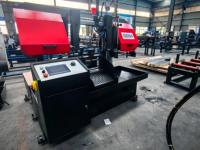Sierra de Cinta Horizontal Metálica con Certificación CE, Máquina de Corte Automática CNC, Tensión Hidráulica, Alta Productividad, Modelo GS330, Fabricada en China