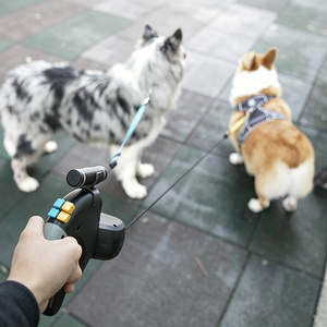 Correa <span class=keywords><strong>de</strong></span> Alta Calidad para <span class=keywords><strong>Perros</strong></span>, Personalizada, <span class=keywords><strong>de</strong></span> Plástico, Ajustable, <span class=keywords><strong>de</strong></span> Doble Cabezal, Retráctil Automática, con Luz LED - Product Image 2