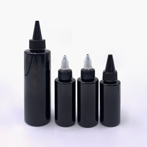 ขวดบีบพลาสติก PET ขนาด 50 มล. 100 มล. 250 มล. พร้อมฝาเกลียวสำหรับใส่หมึก น้ำมันใส่ผม ขายดี - Product Image 1