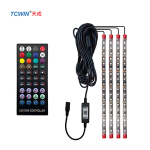 Tcwin 33cm <span class=keywords><strong>RGB</strong></span> 5050 Xe LED dải ánh sáng 12V Phụ kiện cho nội thất mái nhà trang trí BT âm nhạc ứng dụng điều khiển dễ dàng cài đặt - Product Image 4