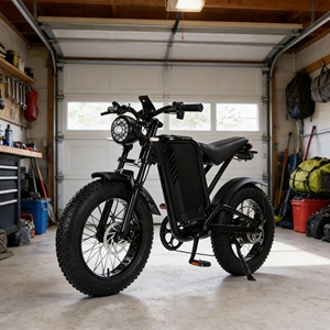 Vélo électrique tout-terrain professionnel à double moteur et pneus larges avec <span class=keywords><strong>suspension</strong></span> pour les trajets sur terrains accidentés - Product Image 2