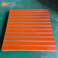 Panneau rainuré en MDF mélaminé 4x8' de Chine, 15mm 18mm E1, moderne