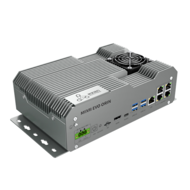 MIIVII EVO ORIN Embedded Edge Computing Device Industrial Scenarios 200/275 TOPs for Jetson AGX ORIN Compatible China Origin